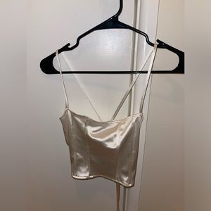SILK CORSET TOP